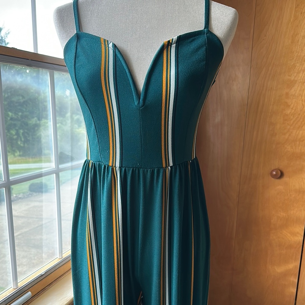 Express (NWT)- Stripped & Strappy Jumpsuit - Picture 3 of 11